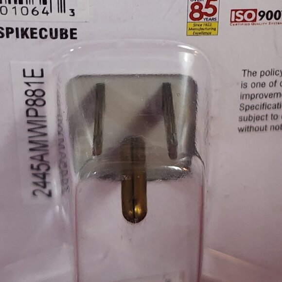 Tripp Lite Protect It 1 Outlet 2 LED 20dB RFI/EMI 600 Joules Spikecube Protector - Picture 9 of 16